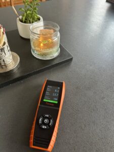 air quality when you light a candle