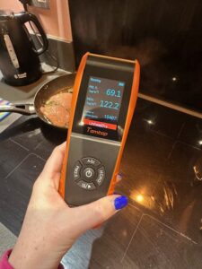 air quality when you are cooking bacon